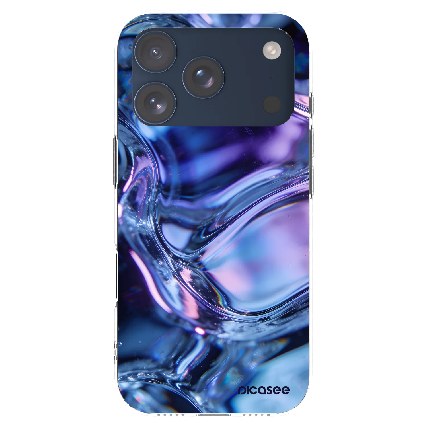 Picasee διαφανής θήκη σιλικόνης Apple iPhone 17 Pro - Iris liquid