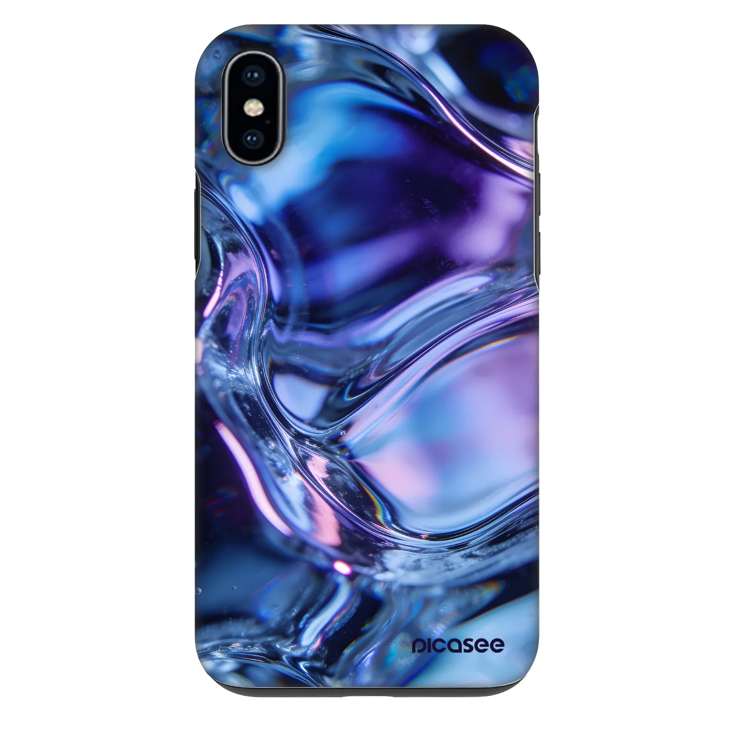 Picasee Fashion Case για Apple iPhone XS Max - Iris liquid