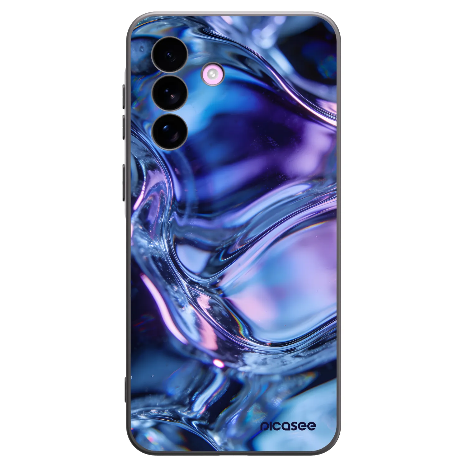 Picasee Μαύρη θήκη σιλικόνης για Samsung Galaxy A57 5G - Iris liquid