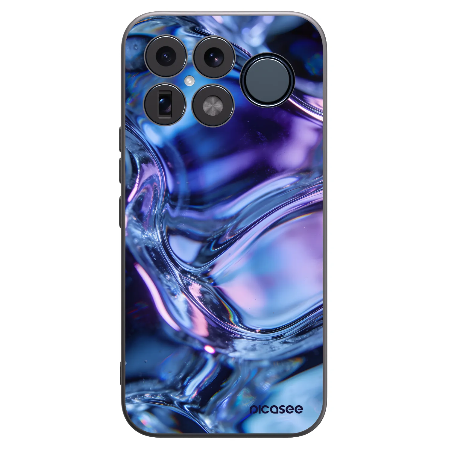 Picasee Μαύρη θήκη σιλικόνης για Xiaomi Poco F8 Ultra - Iris liquid