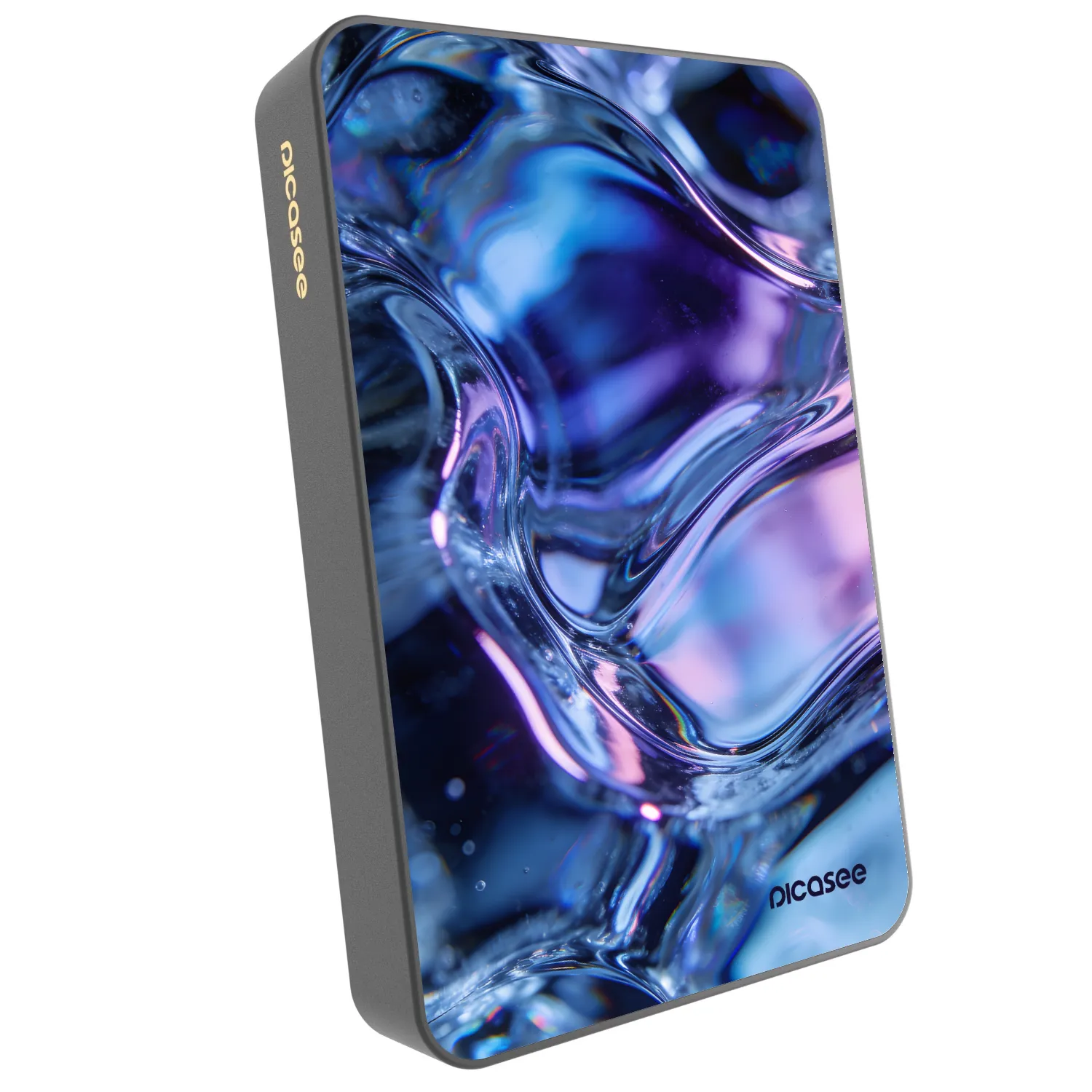Picasee Powerbank με MagSafe 10 000 mAh Γκρί - Iris liquid
