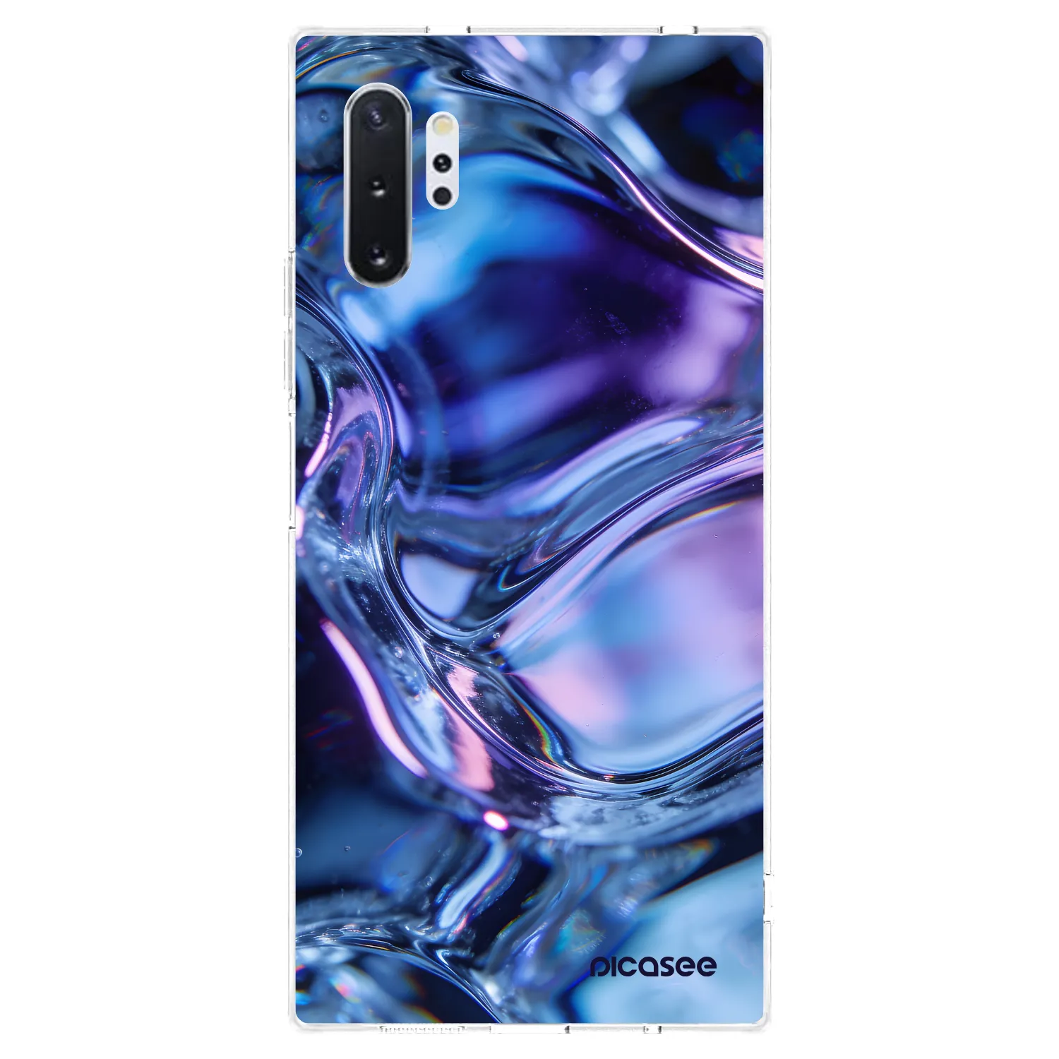 Picasee διαφανής θήκη σιλικόνης Samsung Galaxy Note 10+ N975F - Iris liquid