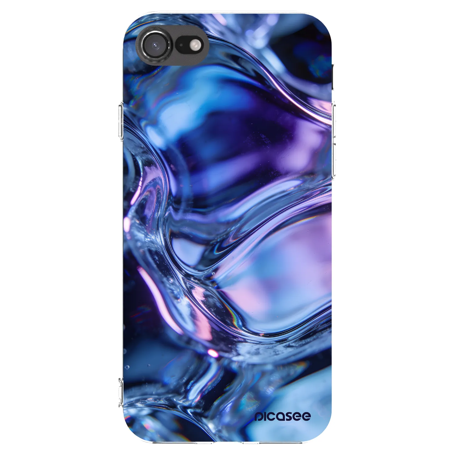 Picasee διαφανής θήκη σιλικόνης Apple iPhone 8 - Iris liquid