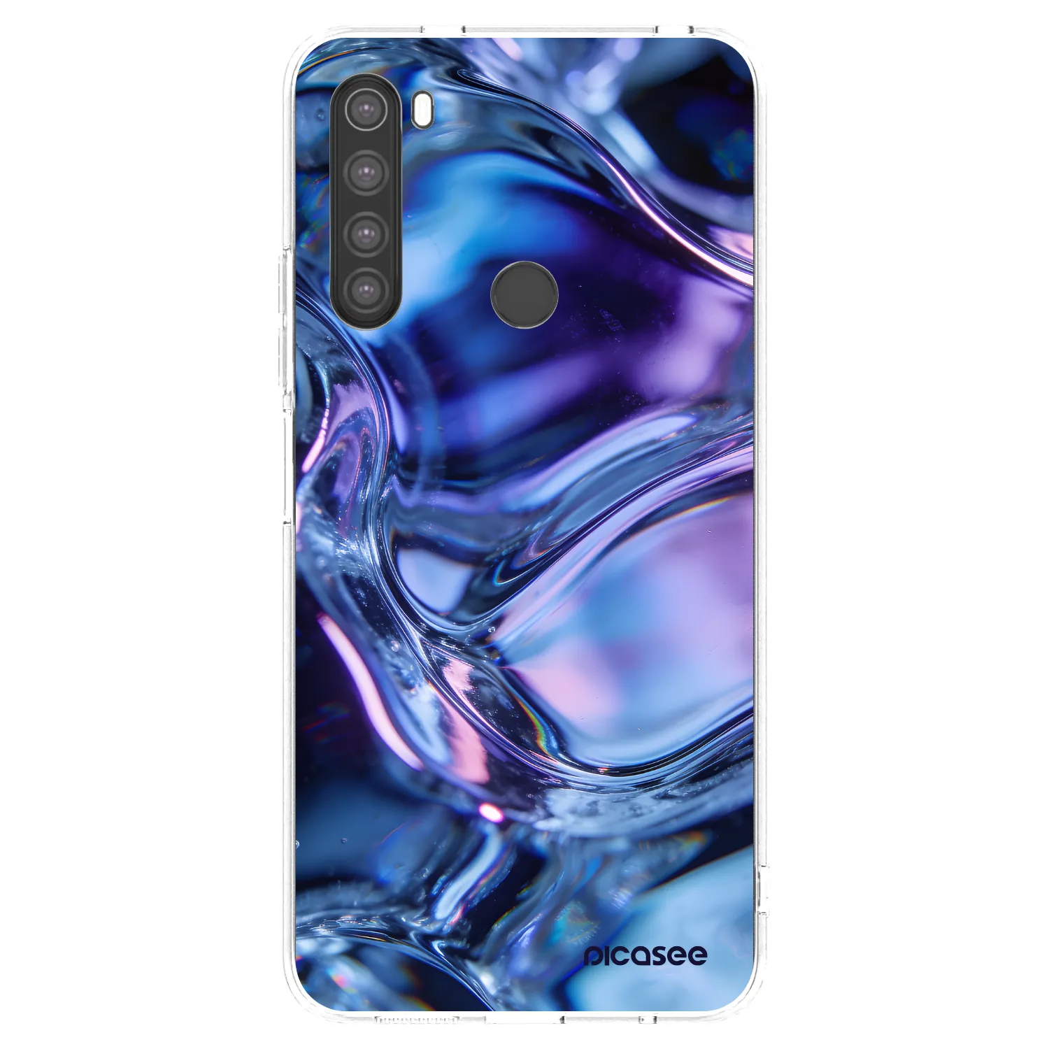 Picasee διαφανής θήκη σιλικόνης Xiaomi Redmi Note 8 - Iris liquid