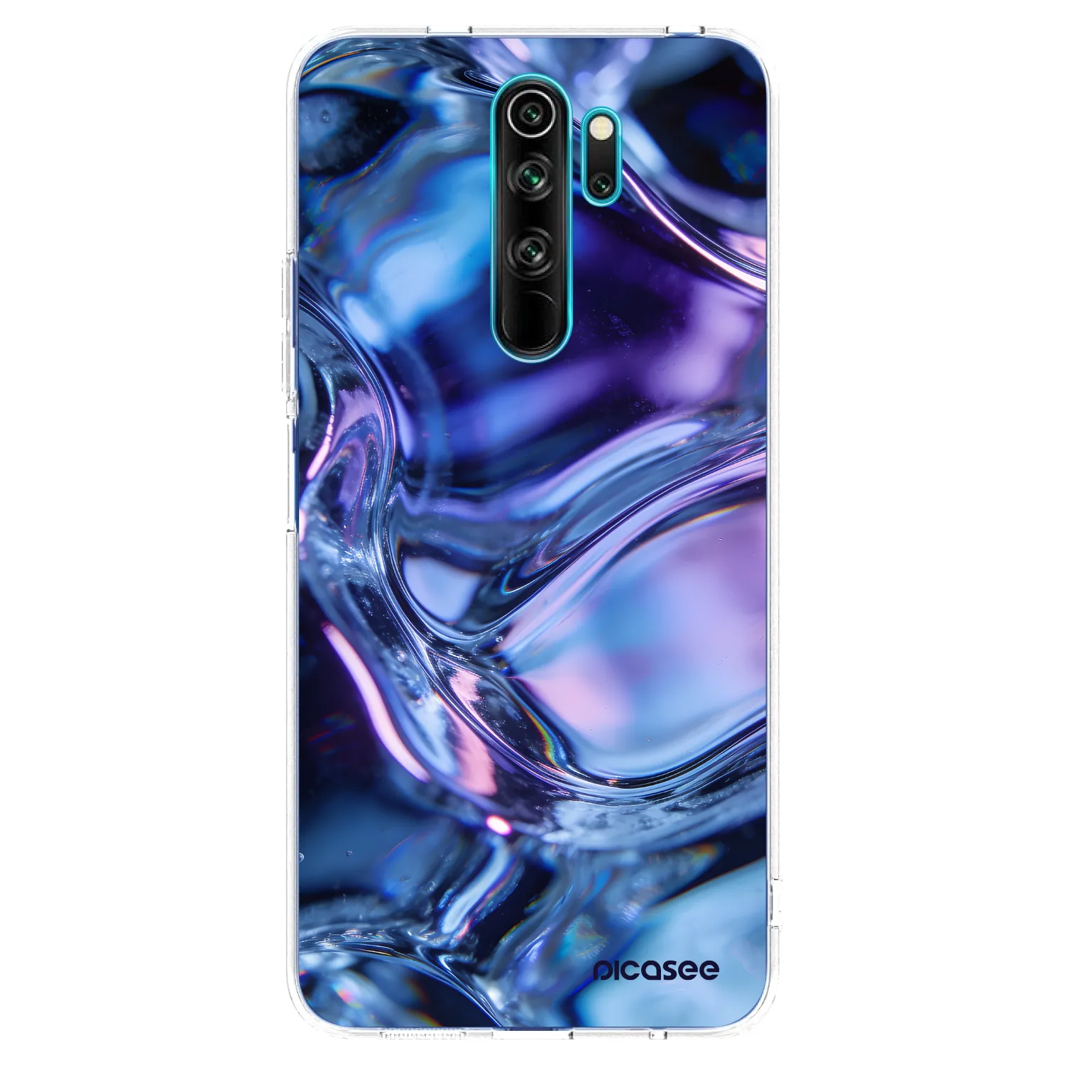 Picasee διαφανής θήκη σιλικόνης Xiaomi Redmi Note 8 Pro - Iris liquid