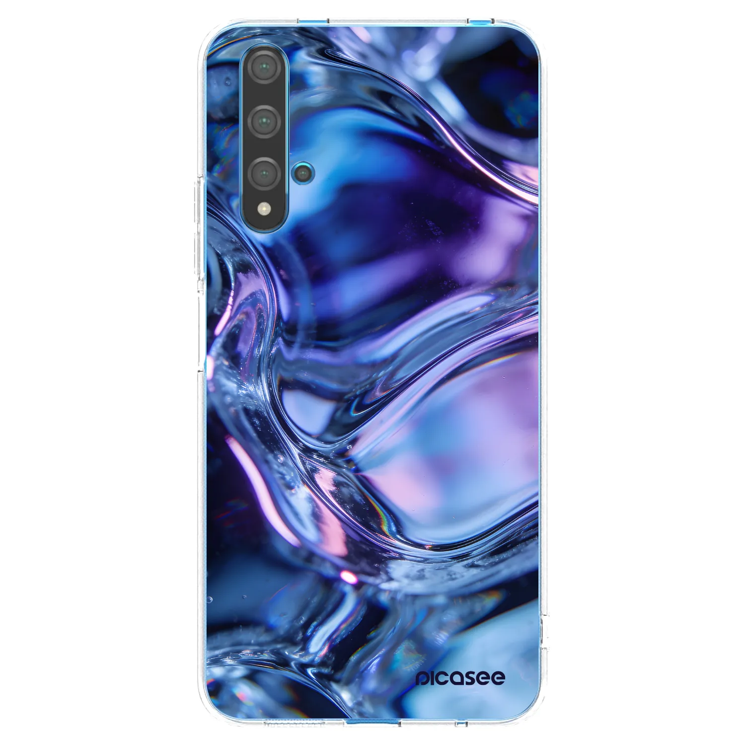 Picasee διαφανής θήκη σιλικόνης Huawei Nova 5T - Iris liquid