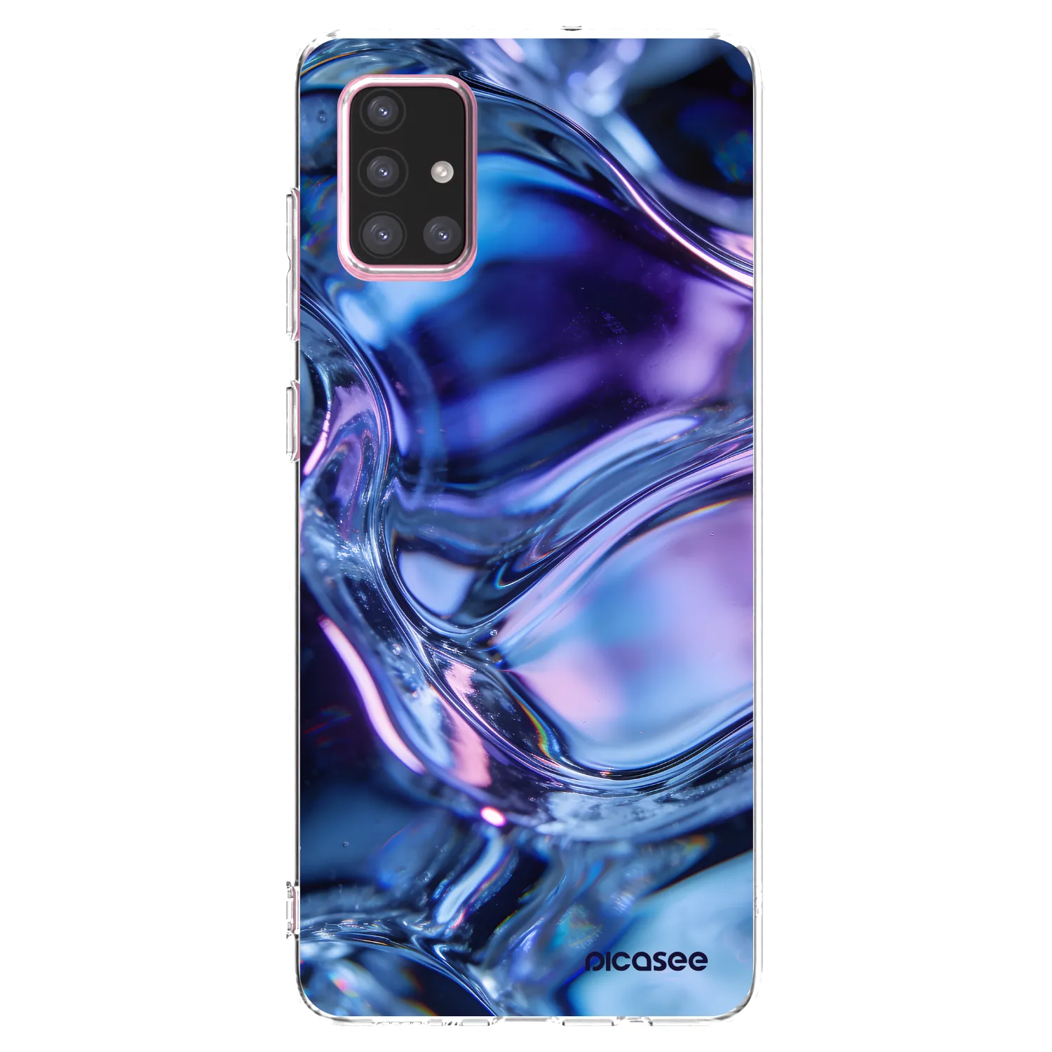Picasee διαφανής θήκη σιλικόνης Samsung Galaxy A71 A715F - Iris liquid