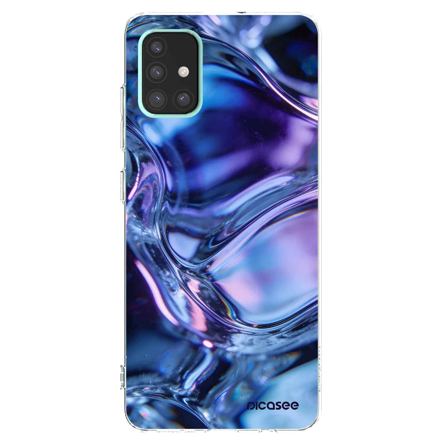 Picasee διαφανής θήκη σιλικόνης Samsung Galaxy A51 A515F - Iris liquid