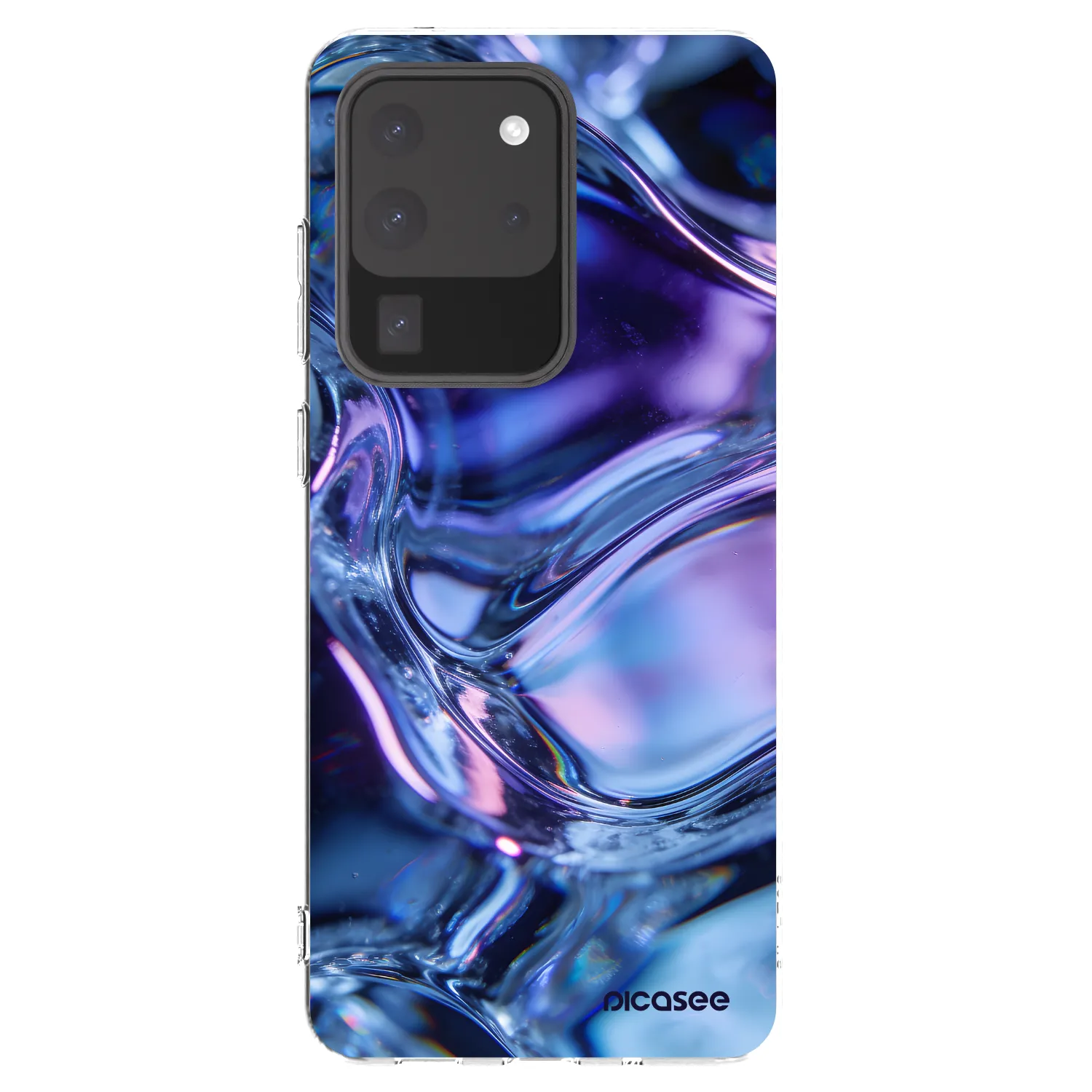 Picasee διαφανής θήκη σιλικόνης Samsung Galaxy S20 Ultra 5G G988F - Iris liquid