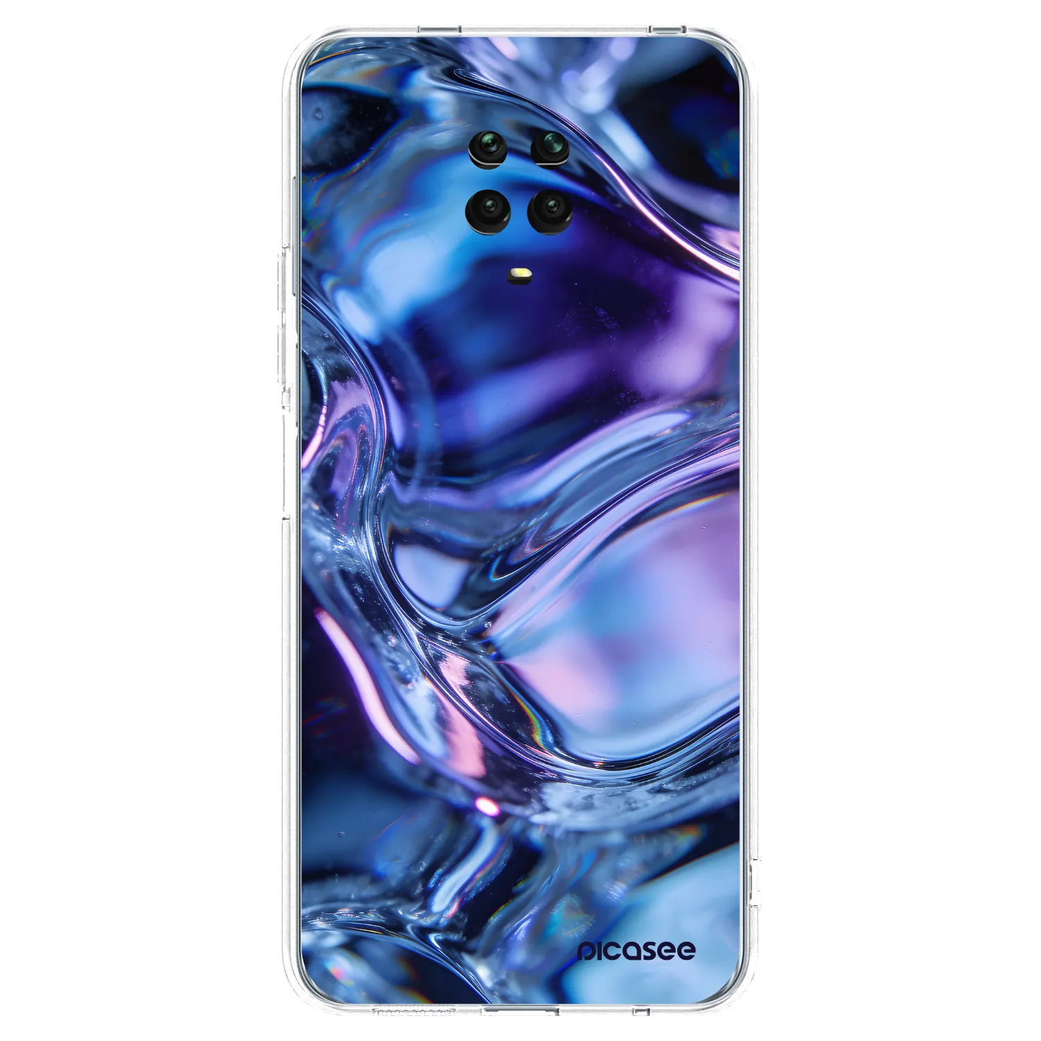 Picasee διαφανής θήκη σιλικόνης Xiaomi Redmi Note 9 Pro - Iris liquid