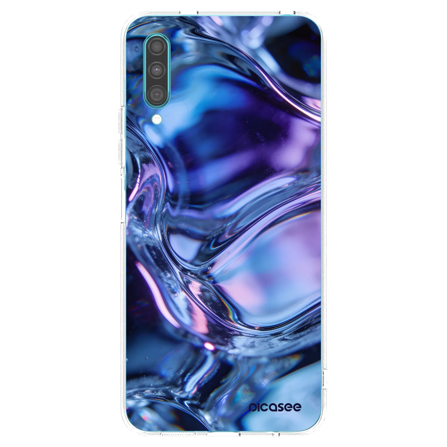 Picasee διαφανής θήκη σιλικόνης Samsung Galaxy A30s A307F - Iris liquid