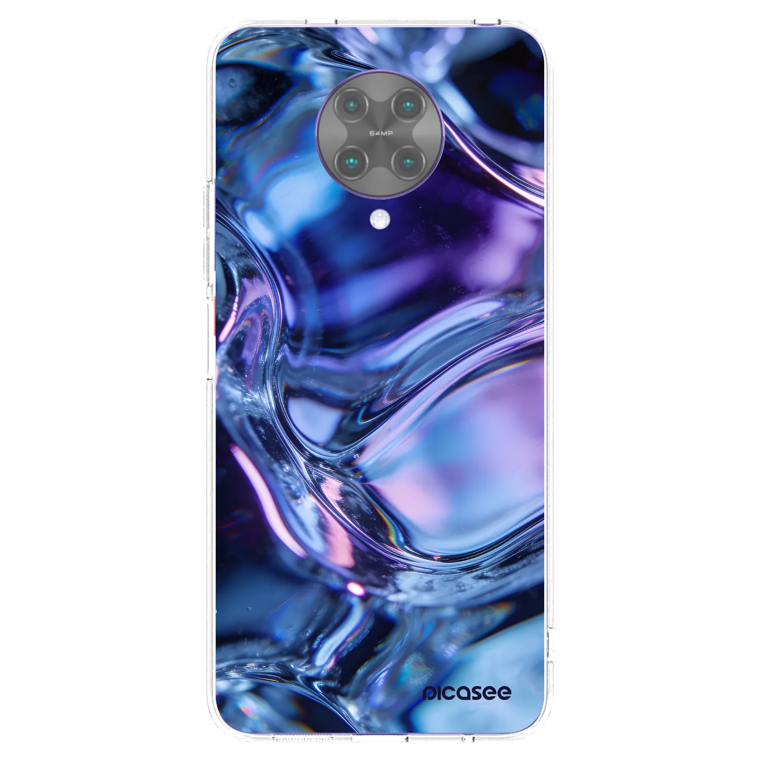Picasee διαφανής θήκη σιλικόνης Xiaomi Poco F2 Pro - Iris liquid