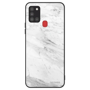 Θήκη για Samsung Galaxy A21s - White marble