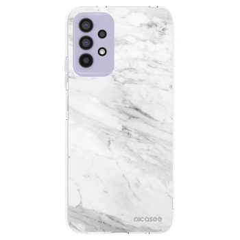 Picasee διαφανής θήκη σιλικόνης Samsung Galaxy A32 4G SM-A325F - White marble