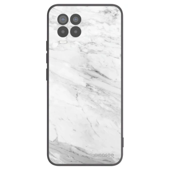 Θήκη για Realme 8 4G - White marble