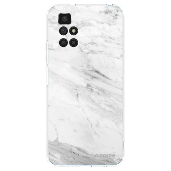Picasee διαφανής θήκη σιλικόνης Xiaomi Redmi 10 - White marble