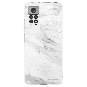Picasee διαφανής θήκη σιλικόνης Xiaomi Redmi Note 11 - White marble