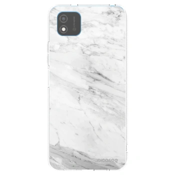 Picasee διαφανής θήκη σιλικόνης Realme C11 (2021) - White marble