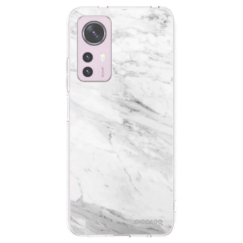 Picasee διαφανής θήκη σιλικόνης Xiaomi 12 - White marble