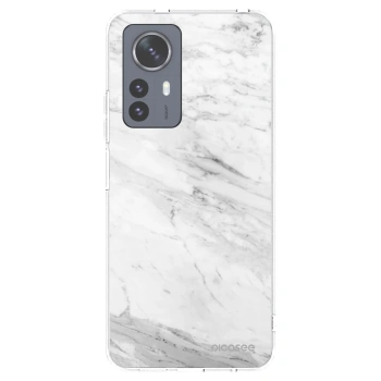 Picasee διαφανής θήκη σιλικόνης Xiaomi 12 Pro - White marble