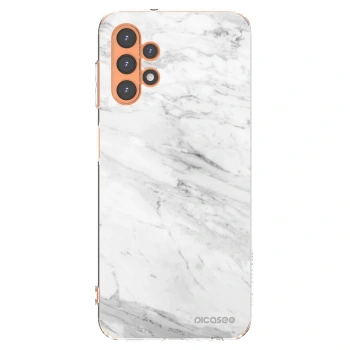 Picasee διαφανής θήκη σιλικόνης Samsung Galaxy A13 4G A135 - White marble