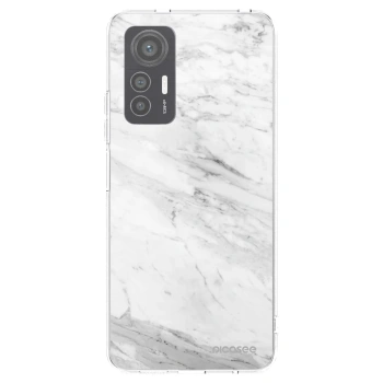 Picasee διαφανής θήκη σιλικόνης Xiaomi 12 Lite - White marble