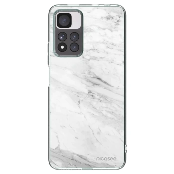 Picasee διαφανής θήκη σιλικόνης Xiaomi Redmi Note 11 Pro+ 5G - White marble