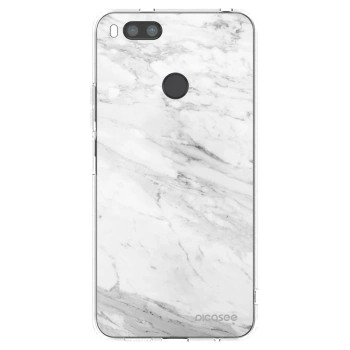Picasee διαφανής θήκη σιλικόνης Xiaomi Redmi A1 - White marble