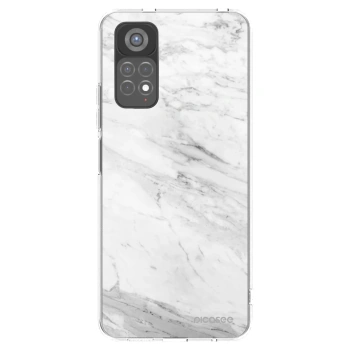 Picasee διαφανής θήκη σιλικόνης Xiaomi Redmi Note 11S 5G - White marble