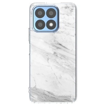 Picasee διαφανής θήκη σιλικόνης Honor X8a - White marble