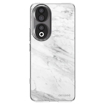 Picasee διαφανής θήκη σιλικόνης Honor 90 5G - White marble