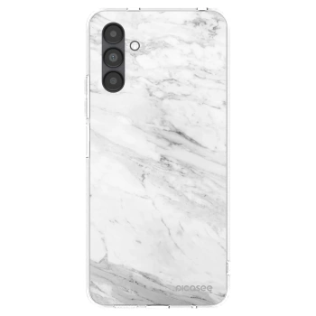 Picasee διαφανής θήκη σιλικόνης Samsung Galaxy A04s A047F - White marble