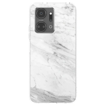 Picasee διαφανής θήκη σιλικόνης Honor X7a - White marble