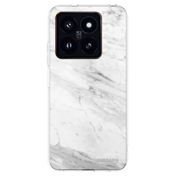 Picasee διαφανής θήκη σιλικόνης Xiaomi 14 Pro - White marble