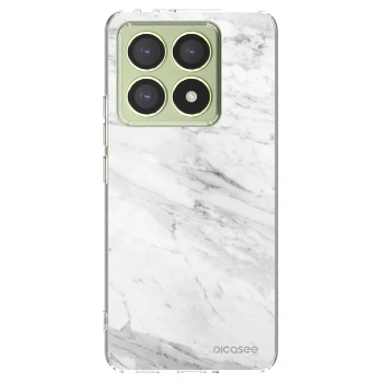 Picasee διαφανής θήκη σιλικόνης Xiaomi 14T - White marble
