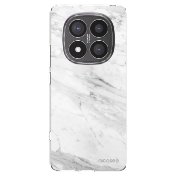 Picasee διαφανής θήκη σιλικόνης Xiaomi Redmi Note 14 Pro+ 5G - White marble