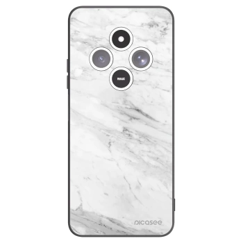 Picasee Μαύρη θήκη σιλικόνης για Xiaomi Redmi 14C - White marble