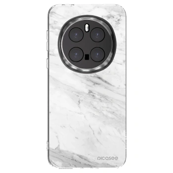Picasee διαφανής θήκη σιλικόνης Honor Magic7 Pro 5G - White marble