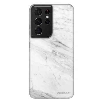 Picasee Fashion Case για Samsung Galaxy S21 Ultra 5G G998B - White marble