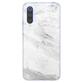 Picasee διαφανής θήκη σιλικόνης Xiaomi Mi 9 SE - White marble