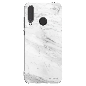 Picasee διαφανής θήκη σιλικόνης Honor 20 Lite - White marble