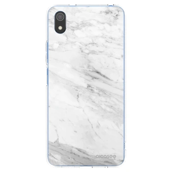 Picasee διαφανής θήκη σιλικόνης Xiaomi Redmi 7A - White marble