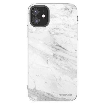 Picasee διαφανής θήκη σιλικόνης Apple iPhone 11 - White marble