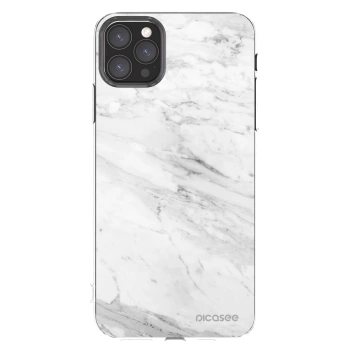 Picasee διαφανής θήκη σιλικόνης Apple iPhone 11 Pro Max - White marble