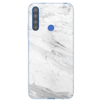 Picasee διαφανής θήκη σιλικόνης Xiaomi Redmi Note 8T - White marble