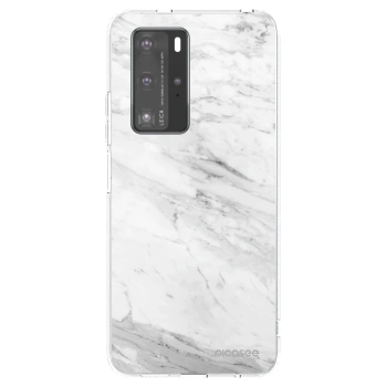 Θήκη για Huawei P40 Pro - White marble