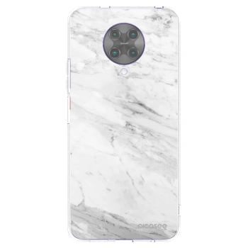 Picasee διαφανής θήκη σιλικόνης Xiaomi Poco F2 Pro - White marble