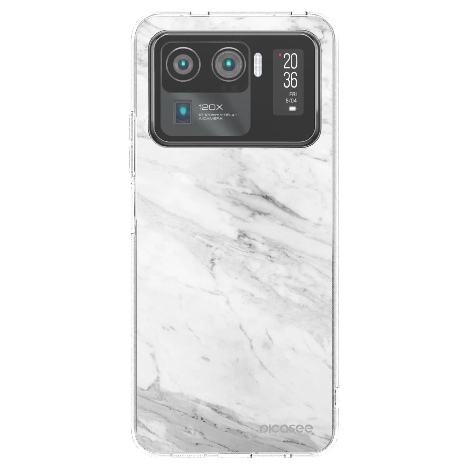 Picasee διαφανής θήκη σιλικόνης Xiaomi Mi 11 Ultra - White marble
