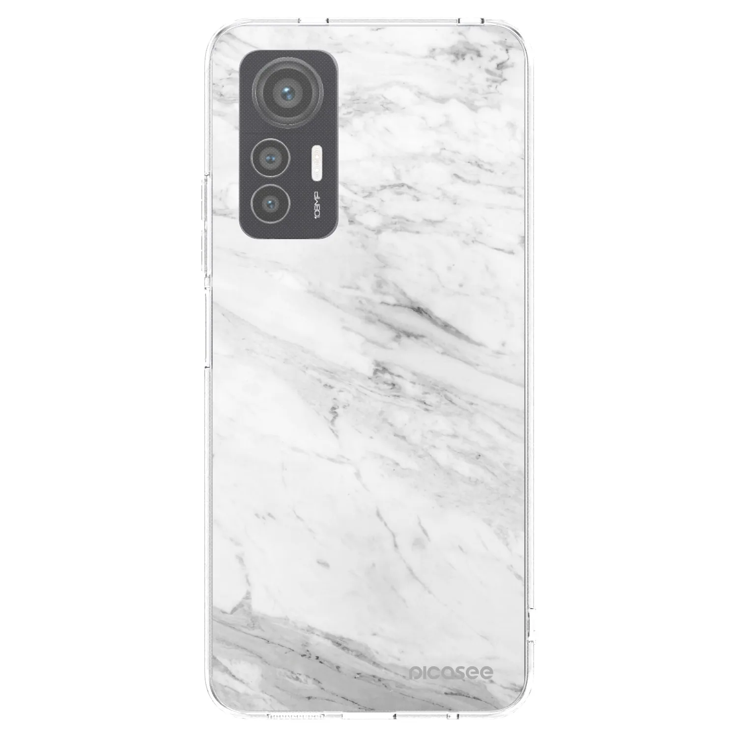Picasee διαφανής θήκη σιλικόνης Xiaomi 12 Lite - White marble