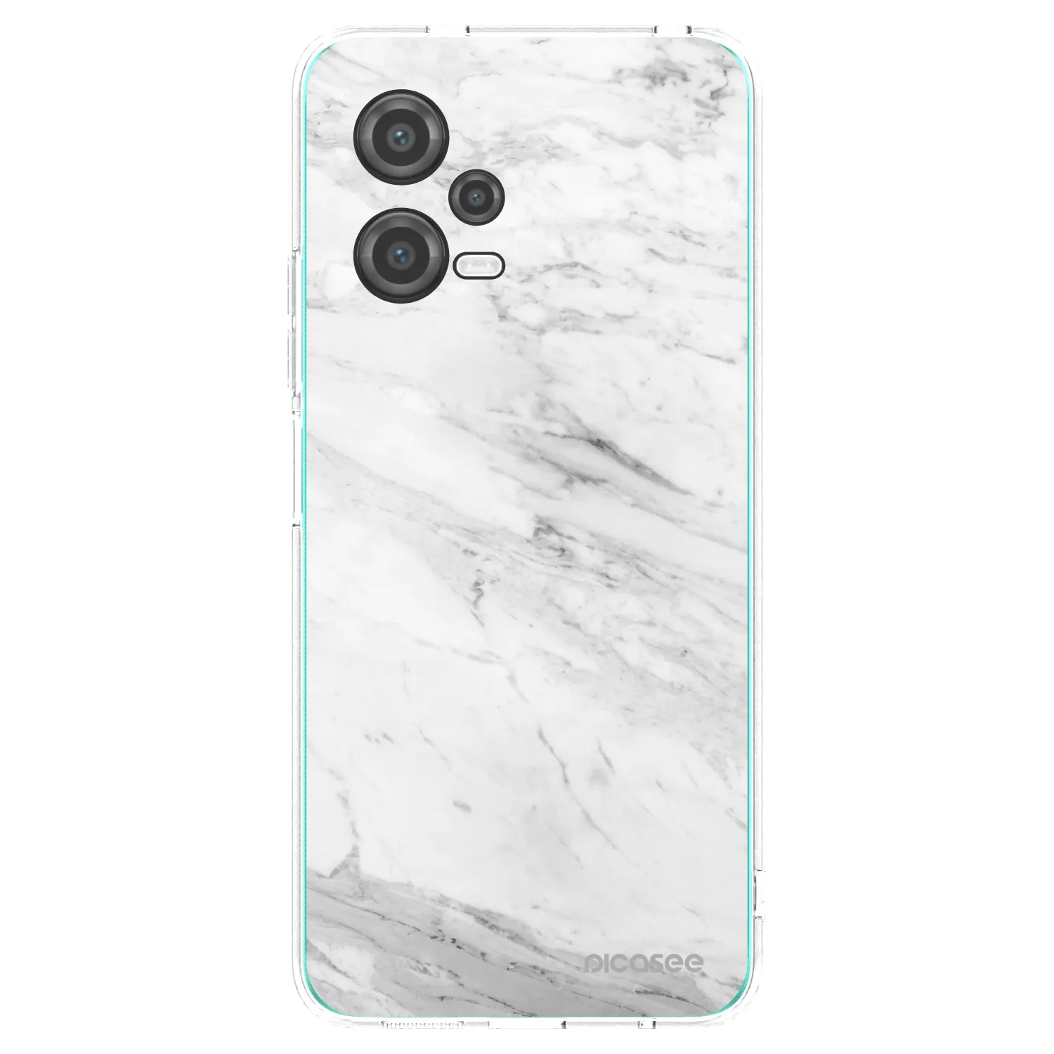 Picasee διαφανής θήκη σιλικόνης Xiaomi Poco X5 - White marble